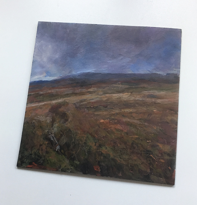 Painting of autumn in the Brecon Beacons
